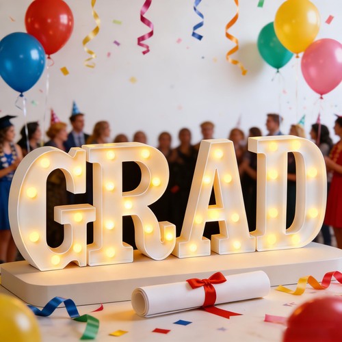 Marquee light letter - 4, up